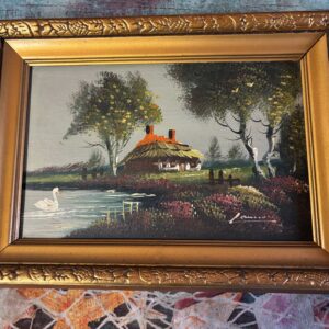 Cadre maison de campagne – vintage