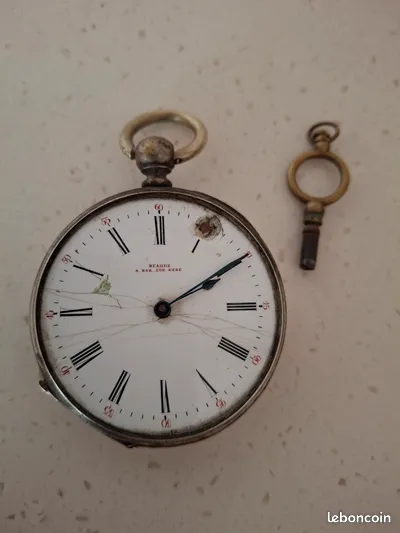 Montre à gousset en argent