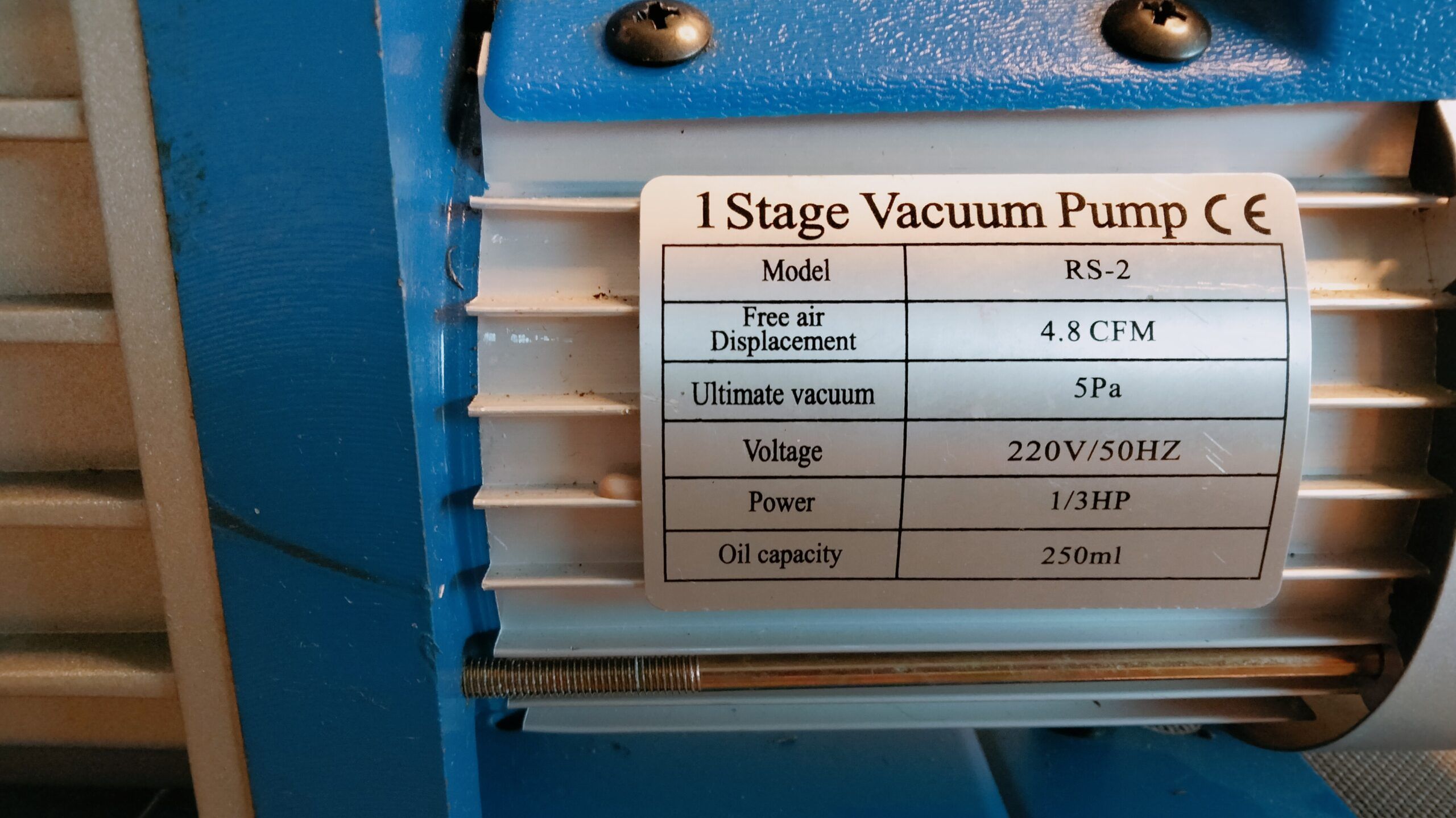 Pompe à vide 4.8 CFM – Image 2