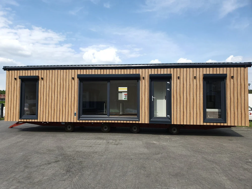 Maison remorque mobile 40 pieds x 8, type T2, isolée 4 saisons – Image 3