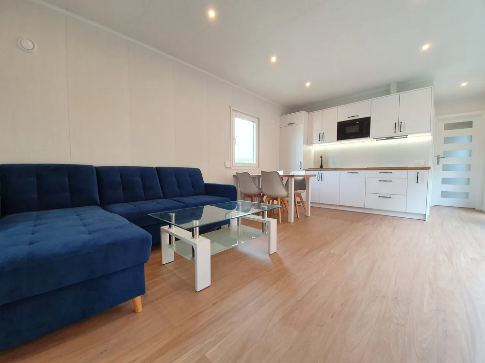 Maison remorque mobile 40 pieds x 8, type T2, isolée 4 saisons – Image 5