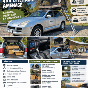 Porsche Cayenne 3.2 V6 aménagé – 12.490 €